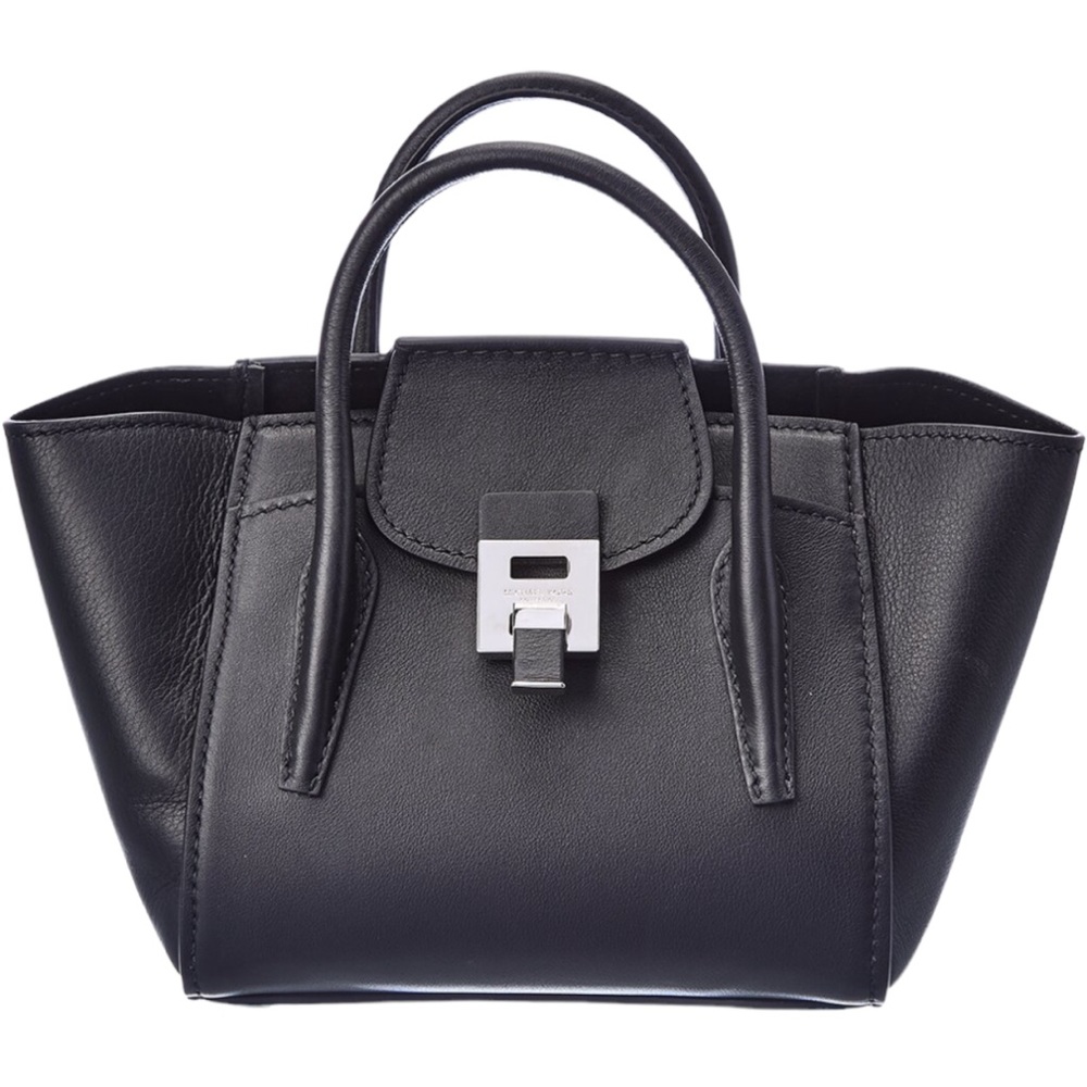 SOLD - Michael Kors Colection Black Mini Leather  Crossbody Made in Italy $990